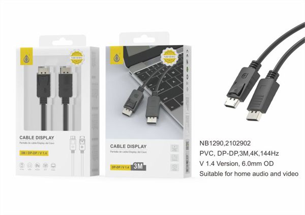 One Plus 2102902 Nb1290 Cable Displayport 4K 144Hz 3M