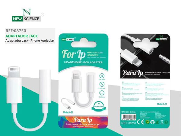 New Science Y-01 8750 Adaptador Jack A Iph