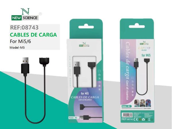 New Science M5 Cargador Magnetico Mi5/Mi6/Mi7