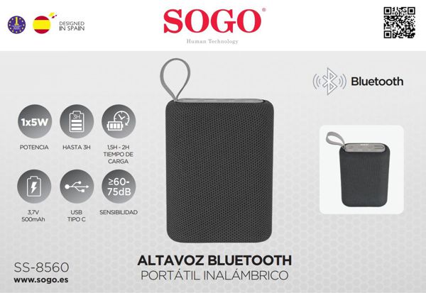 Sogo Ss-8560 Altavoz Portatil BT 5W Radio