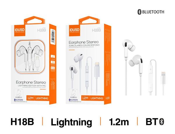 Idusd H18B Auriculares Lightning Bluetooth