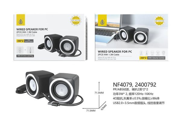 One Plus 2400792 Nf4079 Altavoz PC Control Volumen