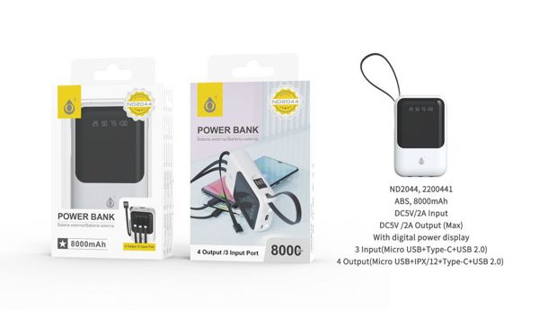 One Plus 2200441 Nd2044 Powerbank 8000Mah 2A