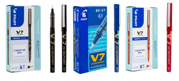 Boligraf Pilot Rot.V7