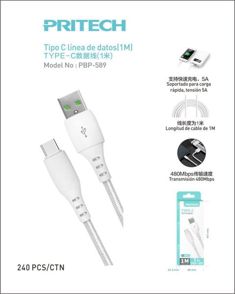 Pritech Pbp-589 Cable Type-C 5A
