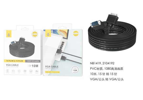 One Plus 2104192 Nb1419 Cable Vga Macho-Macho 10M