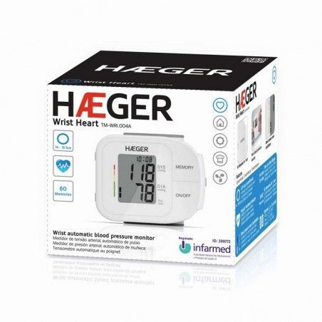 Haeger Tm-Wri.004A Monitor De Presion Sanguinea Munieca