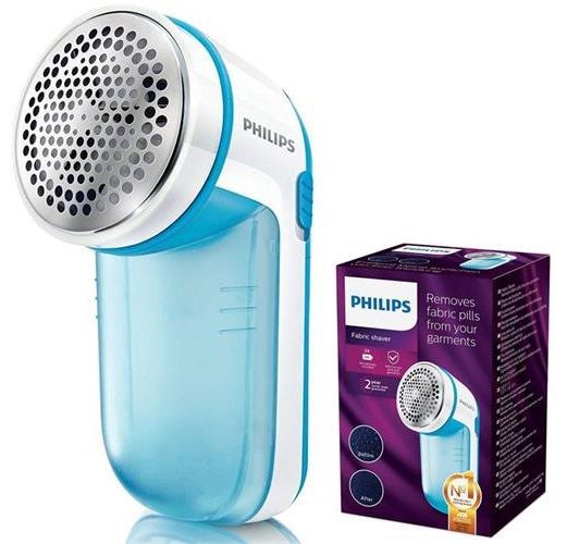 Philips Gc026/00 Quitapelusas Azul Pila Aa
