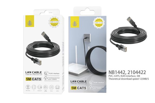 One Plus 2104422 Nb1442 Cable Internet Cat5 5M