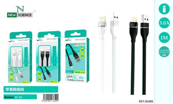 New Science U-12 U-13 Cable Iph 5-14 1M 3A