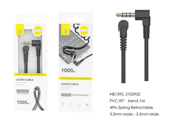 One Plus 2103952 Nb1395 Cable Audio Espiral 4P