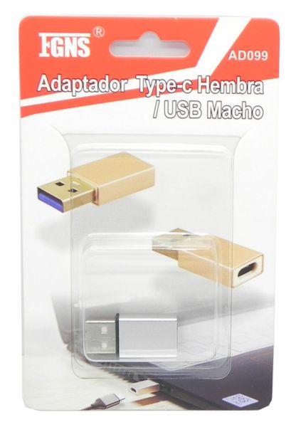 Gns Ad099 Adaptador Type-C Hembra/USB Mach0
