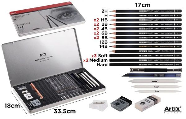Mp Pp433 Set De Dibujo Profesional