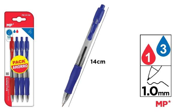 Mp Pe140-02 Boligrafos Punta 1.0Mm