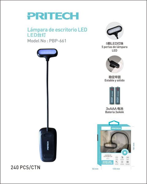 Pritech Pbp-661 Lampara De Escritorio