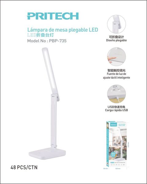 Pritech Pbp-735 Lampara De Mesa LED