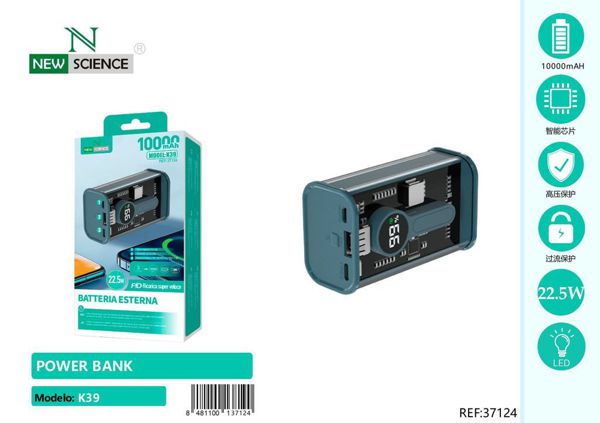 New Science K39 Bateria Externa 10000Mah