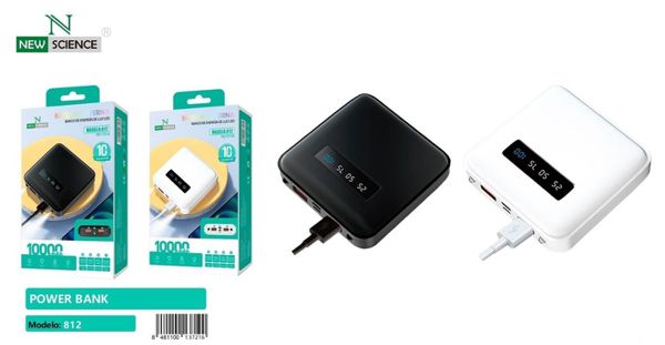New Science 812 Bateria Externa 10000Mah
