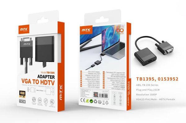 One Plus Tb1395 0153952 Adaptador Vga 15 Pin M-HDMI H