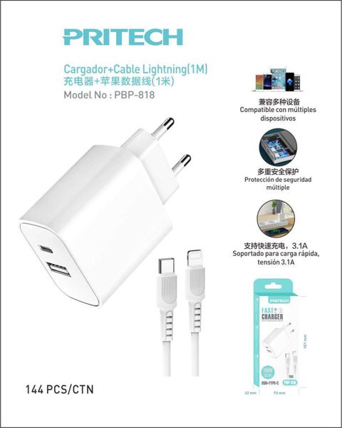 Pritech Pbp-818 Type-C To Lighning 18W