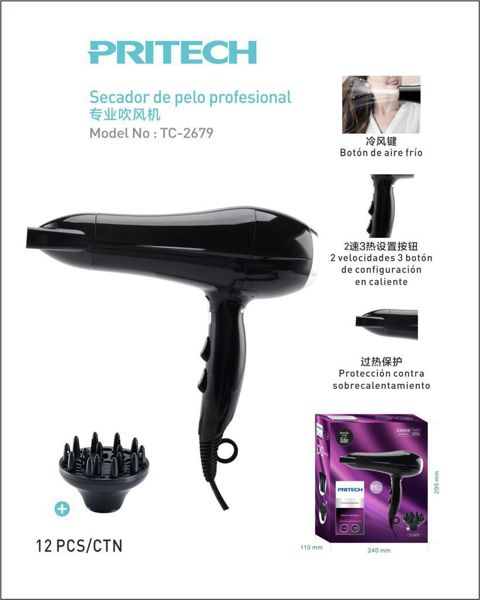 Pritech Secador Concentrador 2400W