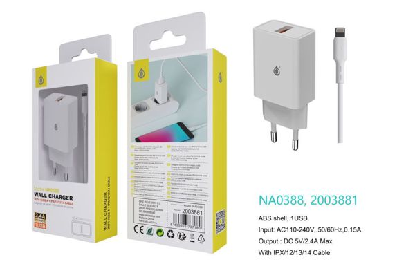 One Plus 2003881 Na0388 Cargador Iph5-14 2.4A