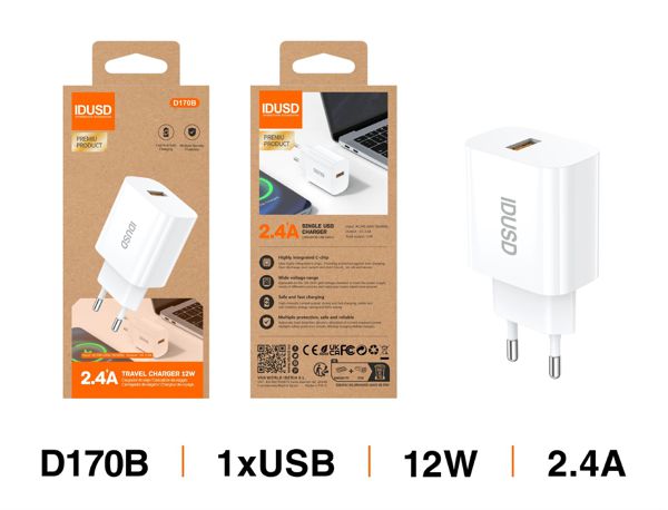 Idusd D170B Cargador 12W