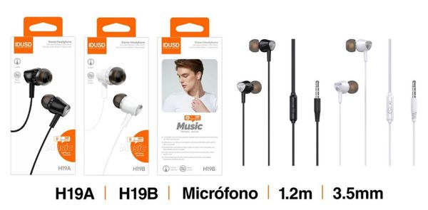 Idusd H19A Auriculares 3.5Mm