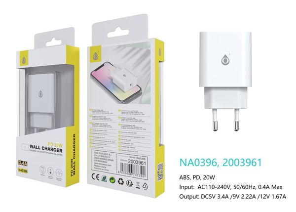 One Plus 2003961 Na0396 Cargador Rapido De Pared
