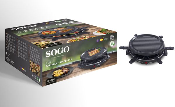 Sogo Ss-10367 Raclette Para 6 Personas