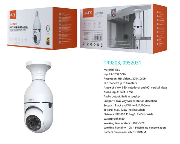 Mtk 0952031 Tr9203 Luxury Camara Vigilancia
