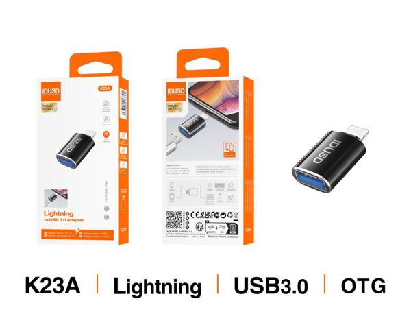 Idusd K23A Adaptador Lightniing A USB M/H