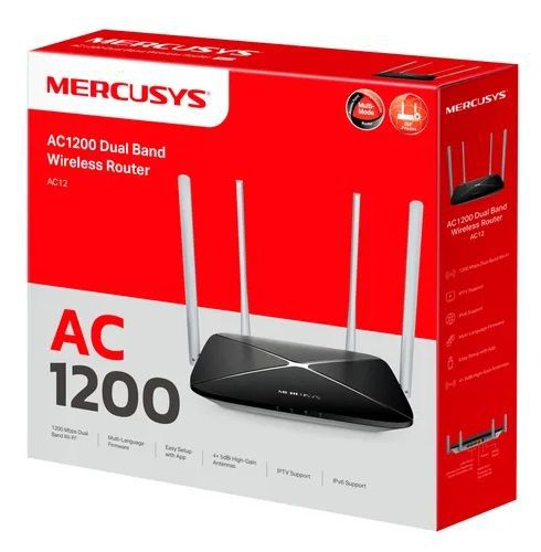 Mercusys Ac1200 Router WiFi Doble Banda Ac12 Para Fibra