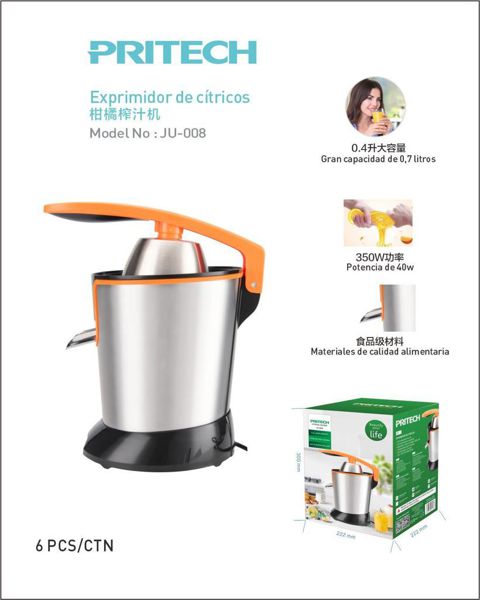 Pritech Ju-008 Exprimidor Citricos 350W