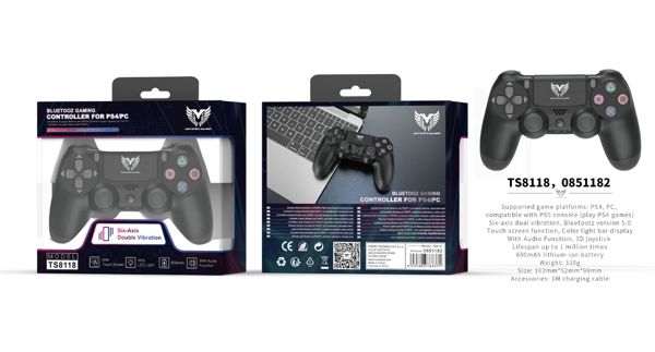 Mtk 0851182 Ts8118 Mando Control Gaming BT 5.0 Ps4/PC