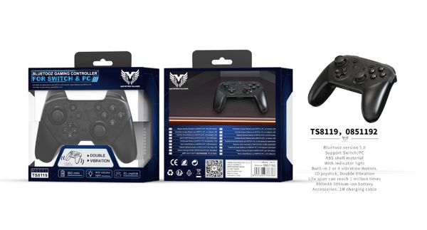 Mtk 0851192 Ts8119 Mando Control Gaming BT 5.0 Switch/PC