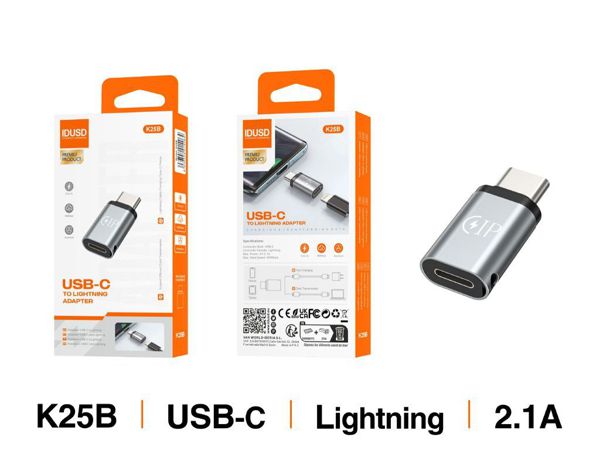 Idusd K25B Adaptador USB-C A Lightning M/H