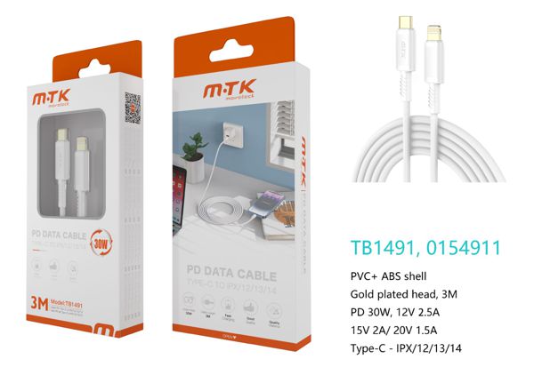 Mtk 0154911 Tb1491 Luxury Cable Type-C A Iph