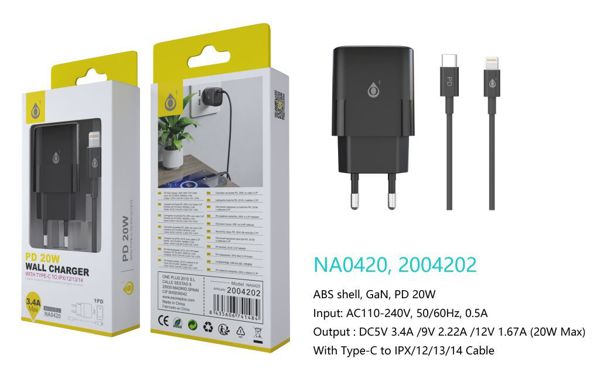 One Plus 2004202 Na0420 Cargador Gan De Red Rapido