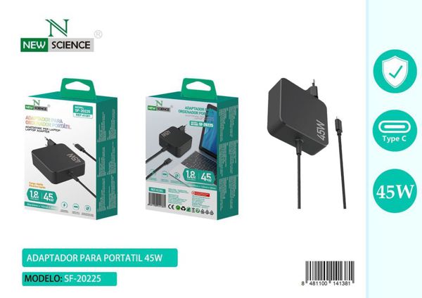 New Science Sf-20225 Adaptador Para Ordenador Portatil