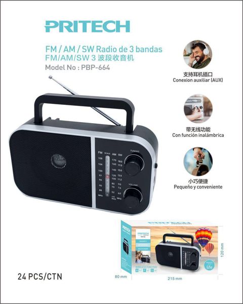 Pritech Pbp-664 Radio 3 Bandas