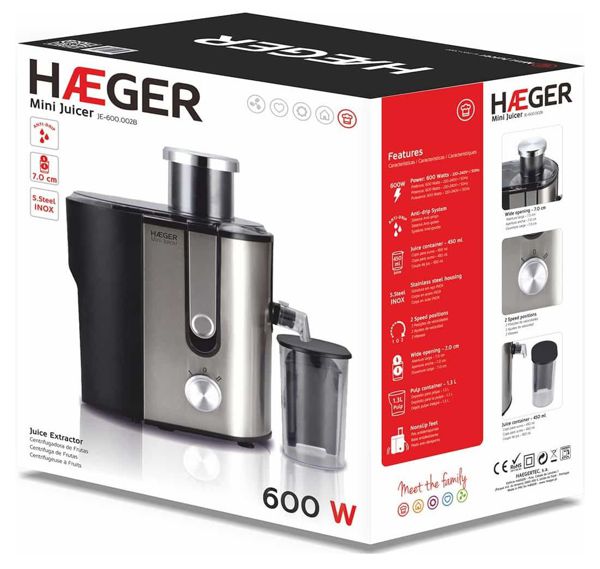 Haeger Je-600.002B Licuadora De Zumo