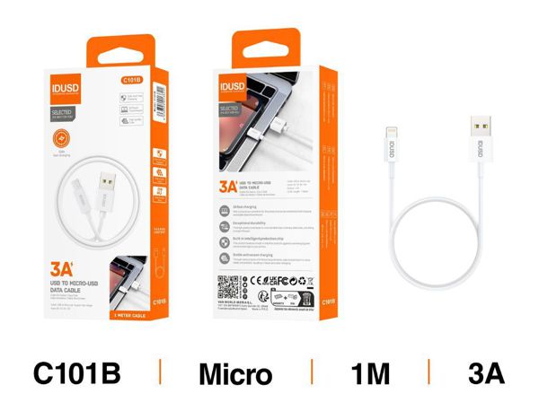 Idusd C101B Cable Micro-USB 1M 3A