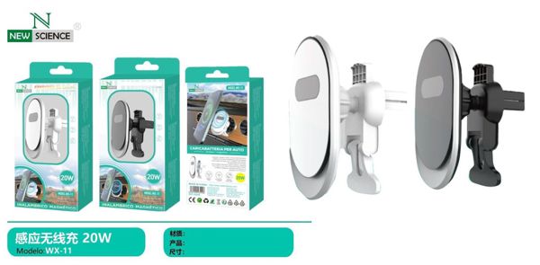 New Science Wx-11 Cargador Coche Inalambrico Magnetico