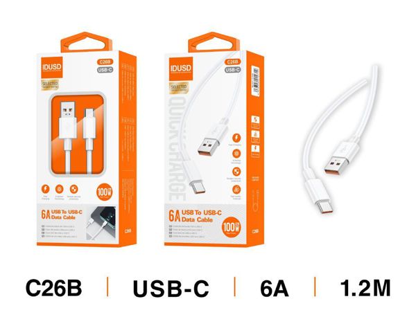 Idusd C26B Cable USB A USB-B 6A 1.2M