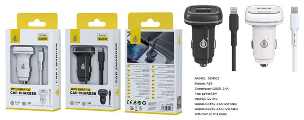 One Plus 2004531 Na0453 Cargador De Mechero 2Usb