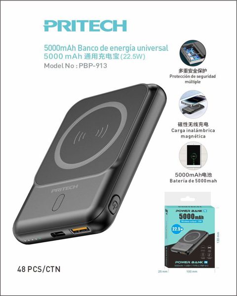 Pritech Pbp-913 Power Bank 5000Mah