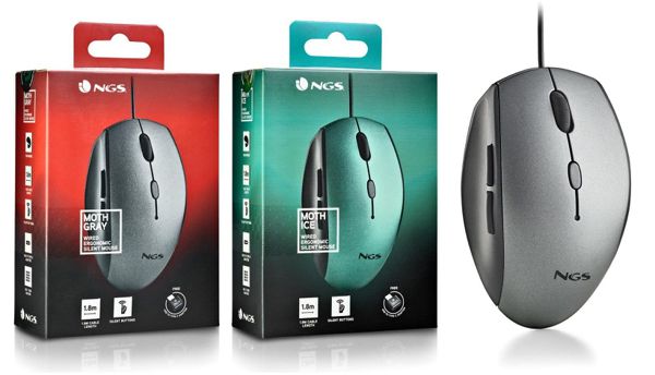 Ngs Moth Ice Moth Gray Raton Ergonomic Silen