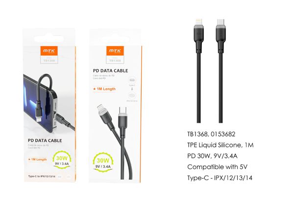 Mtk 0153681 Tb1368 Cable Tpe Type-C A Lightning
