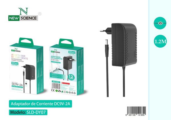 New Science Sld-Dy07 Adaptador De Corriente 9V-2A 1.2M